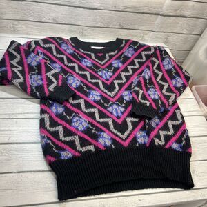 Vintage 90’s Together Shoulder Pads Sweater Womens Size M